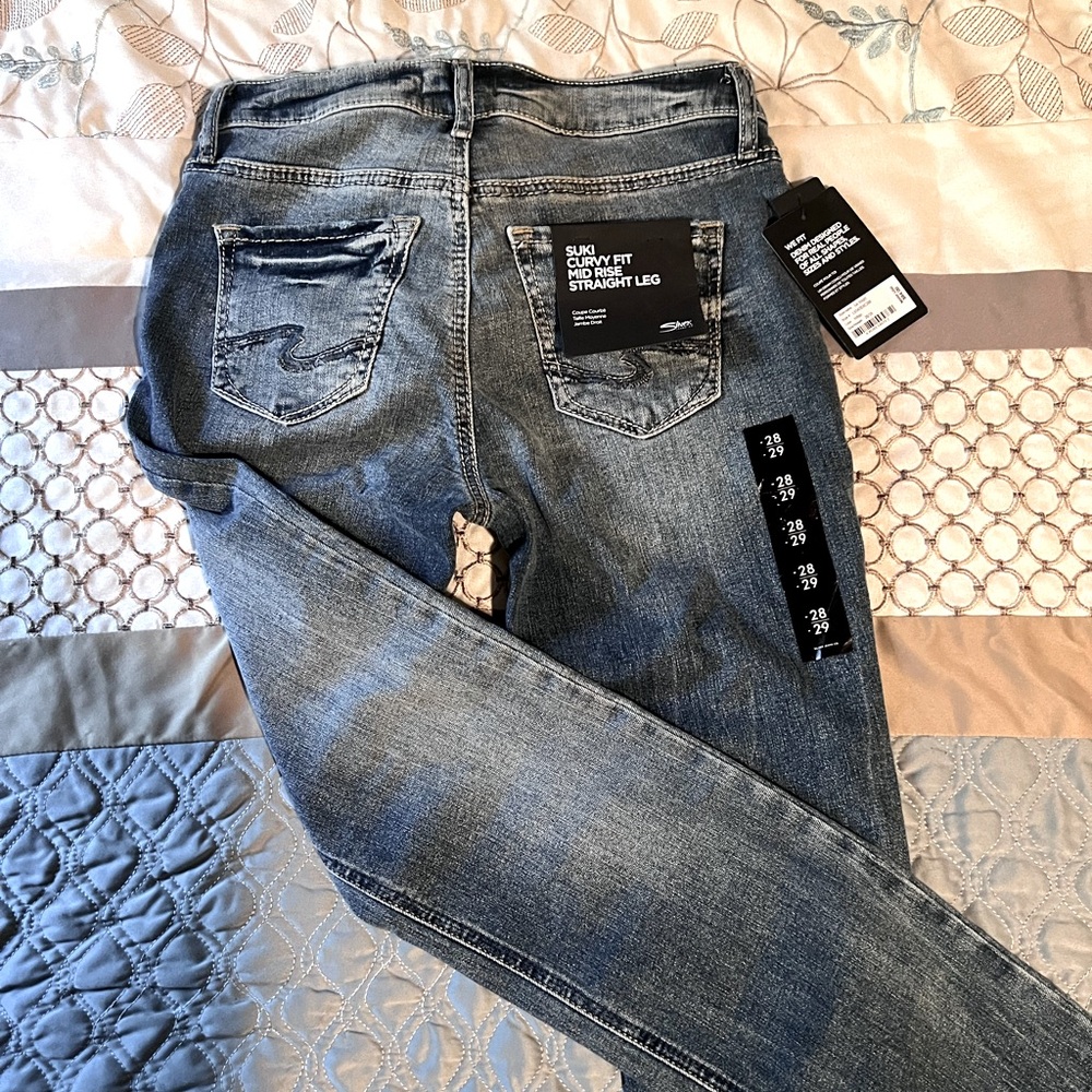 Silver Suki Jeans